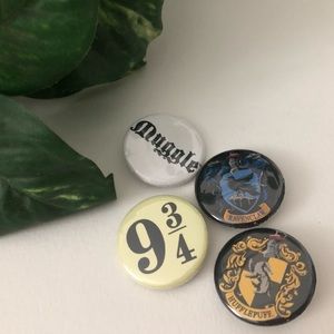 Harry Potter decor pins